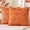 Orange, variant on decorUhome Fall Throw Pillow Covers 18x18 Pack of 2, Soft Plush Faux Wool Couch Pillow Covers, Orange (Pillow Cover Only, No Inserts Included)