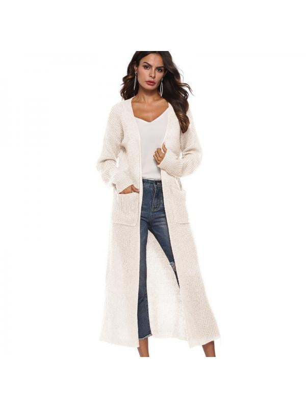 floor length sweater coat