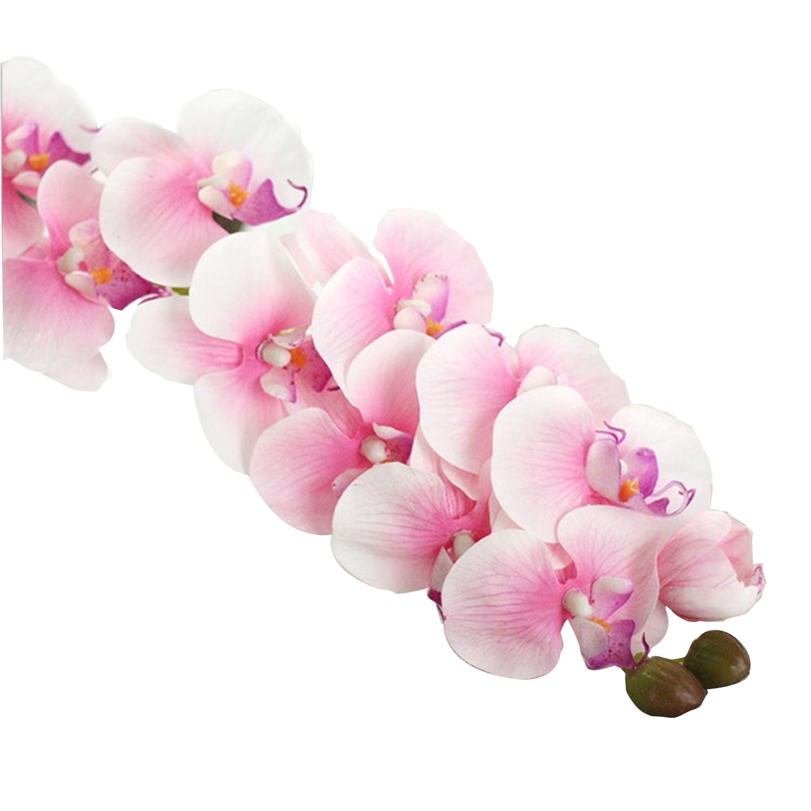 TWO 30 Phalaenopsis Orchid Artificial Silk Flower Bendable Sprays