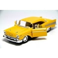 thumbnail image 4 of 5" Kinsmart 1957 Chevrolet Bel Air Diecast Model Toy Car 1:40 Chevy Yellow, 4 of 5