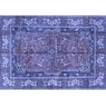thumbnail image 1 of Ahgly Company Machine Washable Indoor Rectangle Persian Blue Traditional Area Rugs, 2' x 4', 1 of 4
