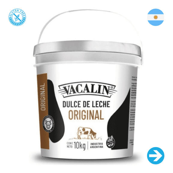 Vacalin - Dulce de Leche Original - 10kg - 22lbs