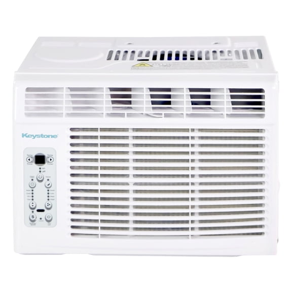 Keystone 12,000 BTU Window-Mounted Air Conditioner with Follow Me LCD Remote Control, KSTAW12CE