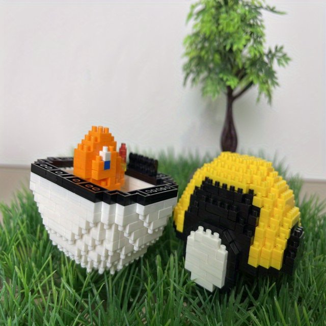 500+pcs New Anime Ball Building Blocks Small Mini Assembled Educational Toys Boy Toys