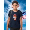 thumbnail image 2 of Cute Patriotic Baby Fox T-Shirt Juniors -Image by Shutterstock,  Large, 2 of 4
