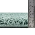 thumbnail image 4 of Unique Loom Comfort Solid Shag Collection Area Rug - Solace (2' 6" x 13' Runner Light Slate Blue), 4 of 6