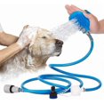 thumbnail image 1 of Pulvérisateur de Douche pour Animaux de Compagnie, Pulvérisateur de Robinet et Outil de Bain avec Pulvérisateur Réglable et Gommage Doux avec 3 Adaptateurs de Robinet pour Intérieur ou, 1 of 4