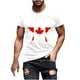 thumbnail image 2 of Tops para hombre, blusas y camisas de cuello redondo y manga corta para hombre. Camiseta de cuello redondo y manga corta con estampado de bandera canadiense para hombre. Blusa de algodón y poliéster p, 2 of 5