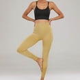 thumbnail image 2 of Sngxgn High Waisted Leggings for Women Soft Tummy Control Yoga Pants for Workout Running(Yellow,S), 2 of 8
