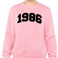 thumbnail image 2 of 1986 College Style Sweatshirt Unisex X-Large Pink, 2 of 5