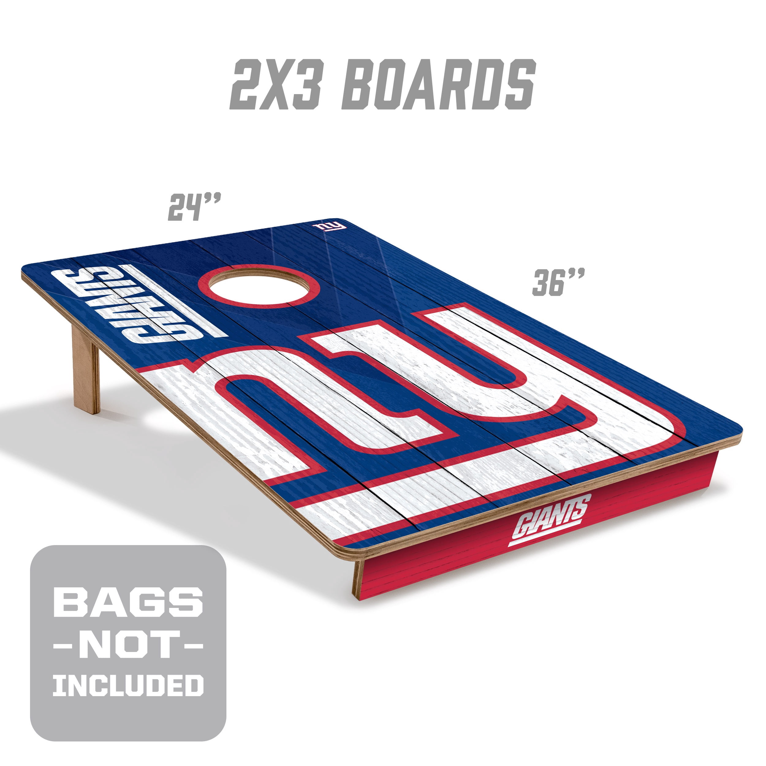 YouTheFan NFL New York Giants 2' x 3' Cornhole Game No Bags