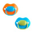 thumbnail image 1 of Tommee Tippee FunBrights Pacifiers, Symmetrical Design, BPA-Free Silicone Baglet, Includes Sterilizer Box, 6-18m, 2-Count, 1 of 6