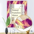thumbnail image 3 of DESIGN ART Designart 'Feathers 3' Modern Mirror - Frameless Vanity Printed Mirror 27.6 in. wide x 39.4 in. high, 3 of 4