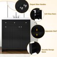 thumbnail image 3 of EUROCO 30" Bathroom vanity with Sink Top,Combo Cabinet Undermount Sink,Bathroom Storage Cabinet vanities,Black, 3 of 9
