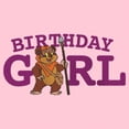thumbnail image 2 of Girl's Star Wars Ewok Birthday Girl Graphic T-Shirt, 2 of 4