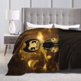 thumbnail image 4 of Bendy And The Ink Machine Blanket, Horror Game Throw Blanket For Bed Sofa Couch, Super Soft Flannel Blanket For Bedroom Livingroom, 80"X60", 4 of 9