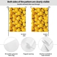thumbnail image 2 of Wukai Ripe Yellow Lemon Garden Flags Double Sided Welcome Garden Yard House Flags Outside Outdoor House (Only Flag), 2 of 8
