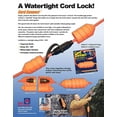thumbnail image 4 of Farm Innovators 338622 Water-Tight Cord Lock, Orange, 4 of 4