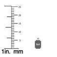 thumbnail image 2 of SZUL Women's 14K White Gold 5x3MM Aquamarine Aquamarine Emerald and Diamond Earrings, 2 of 3