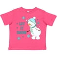 thumbnail image 3 of Inktastic Let It Snow Snowman Boys or Girls Toddler T-Shirt, 3 of 5