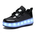 thumbnail image 3 of Kids LED Roller Skate Shoes with Wheel Light up Roller Shoes Kids Skates Sneakers Gift for Girls Boys Children, 3 of 18