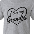 thumbnail image 4 of Inktastic I Love My Grandpa in Black Chalk Heart Youth T-Shirt, 4 of 5