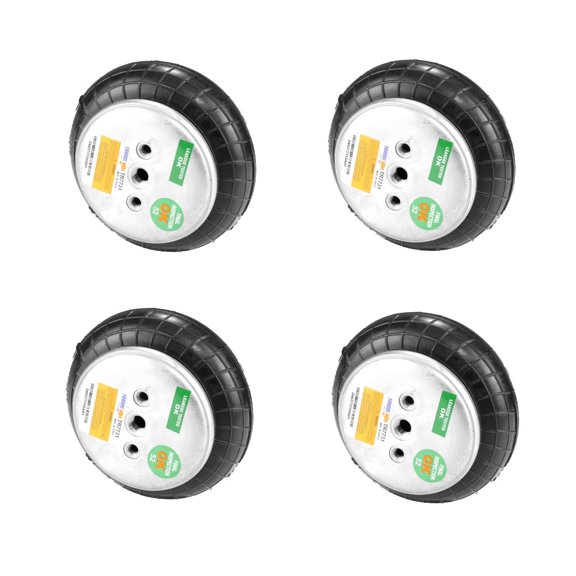 TORQUE 4 Pack of SingleConvoluted Air Spring Bag & Airstroke Actuator 100 PSI 1/4" Inlet x 2"H (Replaces Firestone 7731, W01-358-7731, WO1-358-7731) (4 x TR7731)