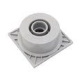 thumbnail image 4 of Square Grate Snap-In Strainer for Shower Drains, PVC Siphon Lid with Efficient Drainage for Yards, Driveways & Patios, 150x150mm Gray Design, 4 of 5