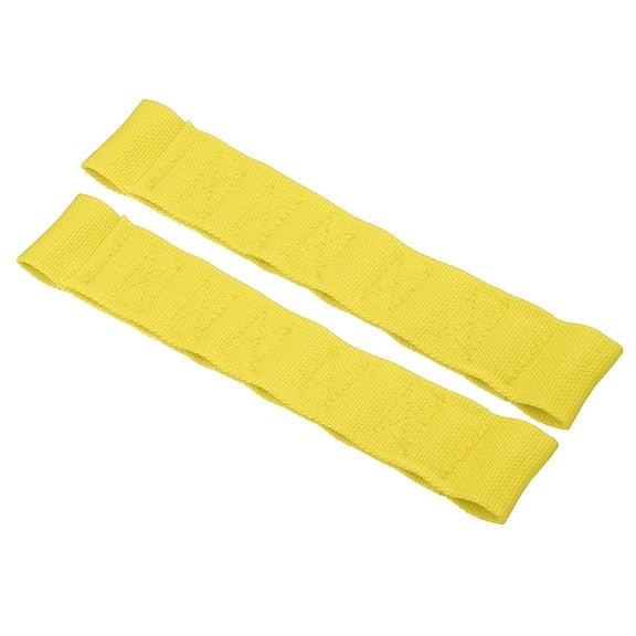 Unique Bargains 2 Pcs Car Door Limiting Check Strap Door Strap Replacement for Jeep Wrangler YJ Yellow