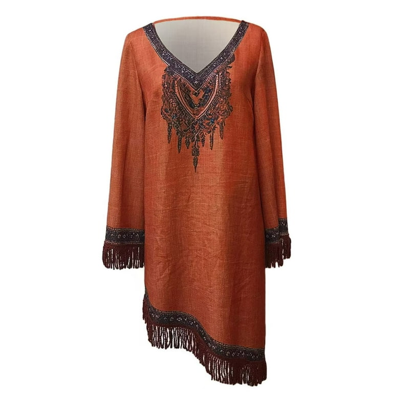 fitted lace wedding dress Archki Long Sleeve Fringe Mini Dress – Mew Mews main image 0