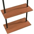 thumbnail image 6 of Furinno Wyatt 2-Shelf Retro Garment Rack, Antique Espresso, 6 of 8