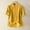 Yellow, variant on Cotton Linen Shirts for Women Button Down Casual Blouse Half Sleeve Loose Fit Tops Going Out Trendy Vacation Fashion