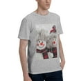 thumbnail image 2 of Bingfone Christmas Snowman With Hat Men'S Loose Fit Short-Sleeve Pocket T-Shirt, 2 of 7