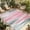 Gray Pink, variant on Brown Gray Outdoor Rug for Patio/Deck/Porch, Non-Slip Large Area Rug 5 x 8 Ft, Vintage Abstract White Ombre Texture Indoor Outdoor Rugs Washable Area Rugs, Reversible Camping Rug Carpet Runner