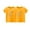 Yellow2, variant on fatyb Boys Girls 2 Pack Graphic Tees Tops Crewneck Cotton T-Shirts Short Sleeve Kids Summer T Shirts