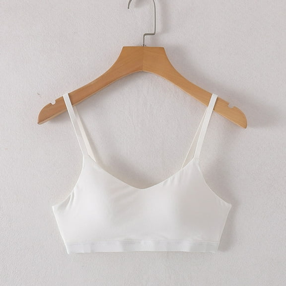 ALLLIST Seamless Women Bras Wirefree Back Smoothing Bralette Solid Comfy White Training Women's Lingerie Size S-2XL