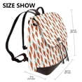 thumbnail image 2 of Yiaed Carrot Print Laptop Backpack for Women Slim Computer Bag Work Travel College Backpack Purse Fits 14 Inch Notebook, 2 of 4