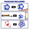 thumbnail image 2 of Paquete de 6 balones de fútbol ELKCIP, tamaño 4, con bolsa de malla, 2 of 6
