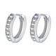 thumbnail image 2 of Fiudx Ofertas relámpago del día Pendientes clásicos e incrustaciones en circonitas brillantes para mujer, regalo de joyería, 2 of 4