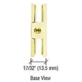 thumbnail image 4 of CRL M0638BR Brass Monaco Series Fixed Panel U-Clamp, 4 of 5