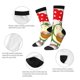 thumbnail image 4 of Balery Avocado Lovers Wearing Umbrella Calcetas Largas con Estampado para Hombre y Mujer – Suaves y Transpirables, Talla Única (US 5-11), 4 of 6