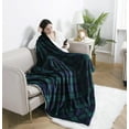 thumbnail image 1 of Elle Home Printed Flannel Plush Reverse To Sherpa Throw, 1 of 2
