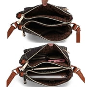 MKF Collection Jeni women’s Crossbody Bag, Signature Vegan Leather Shoulder bag Handbag Purse by Mia K. - Red