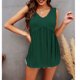 thumbnail image 1 of Camiseta sin mangas Babydoll, Top sin mangas con cuello en V Top sin mangas Top sin mangas con cuello en V Rendimiento inigualable, 1 of 5