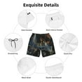 thumbnail image 6 of Pirates of the Caribbean Mens Swim Trunks Quick Dry Board Shorts with Mesh Lining, Hawaii Beach Shorts Swimwear Bathing Suits, 6 of 7