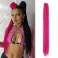 thumbnail image 2 of Trenzas Zizi sintéticas largas y rizadas, trenzas de caja finas de ganchillo, cabello trenzado sintético de 24 pulgadas, trenzas de ganchillo Freetress, 2 of 5