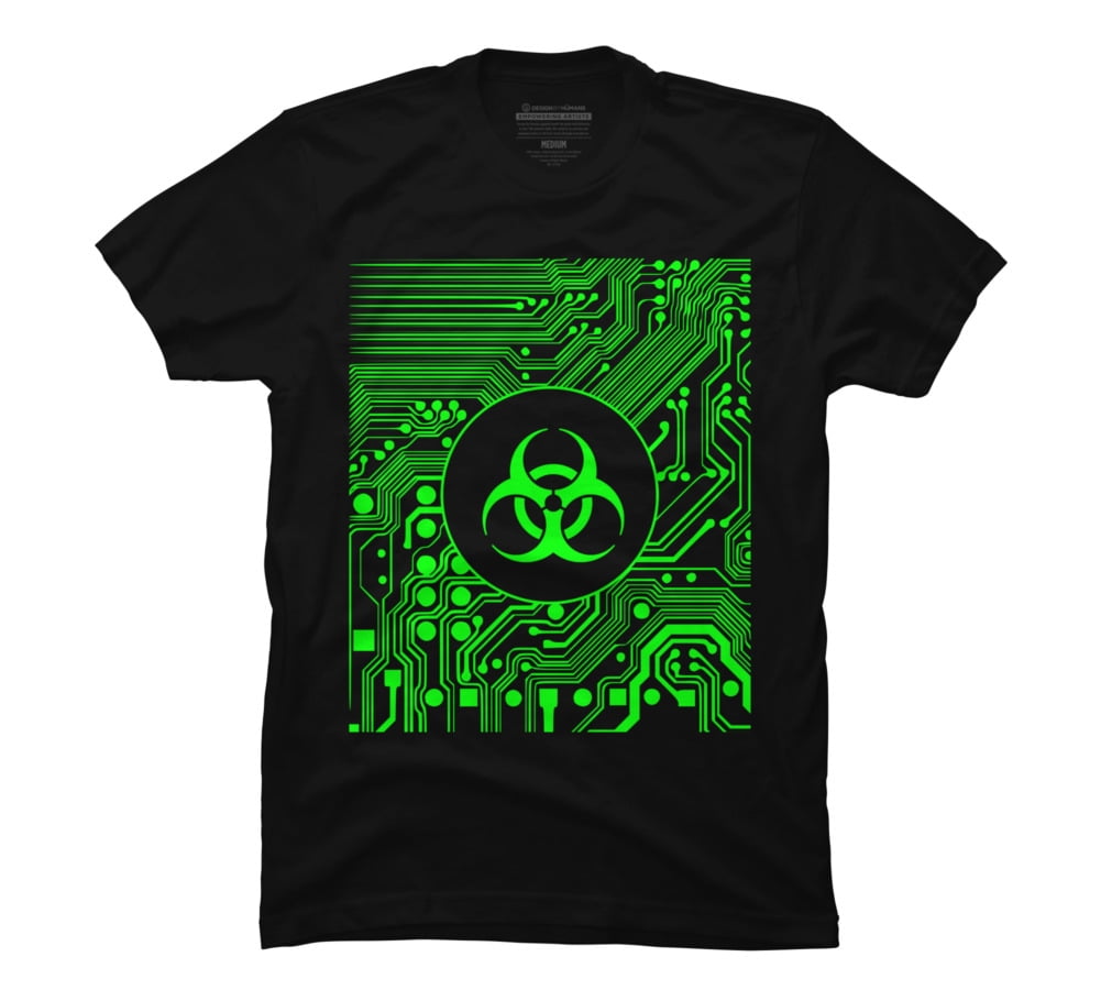 Cyber goth - Biohazard (Green) Mens 