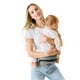 thumbnail image 3 of TushBaby El único portabebés con asiento de cadera certificado de seguridad, como se ve en Shark Tank, ajustable, lavable a máquina, ergonómico para recién nacidos + niños pequeños + portabebés, porta, 3 of 4