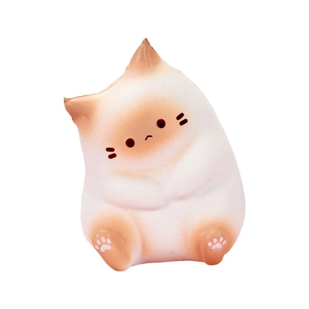EZLIFE Juguete de descompresión de rebote lento con forma de gato kawaii de dibujos animados Dec✨f }) H8N8