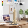 thumbnail image 7 of Empire State Architecture Model Building Block Set for Adults New York's World Famous Landmark Architectural Toys,1570 Pieces, 7 of 7